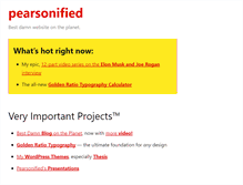 Tablet Screenshot of pearsonified.com